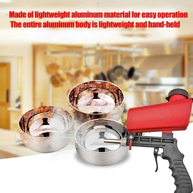 Portable Pneumatic Sandblasting Gun – Fast Rust & Paint Remover for Cars, Metal, DIY and Home Projects