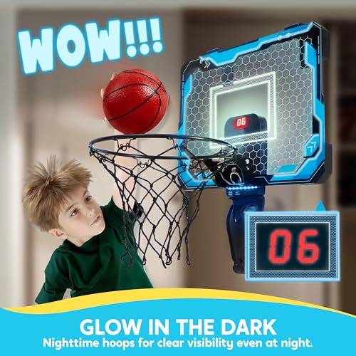 Door Slam NBA – LED Hoop with Auto-Score Magic