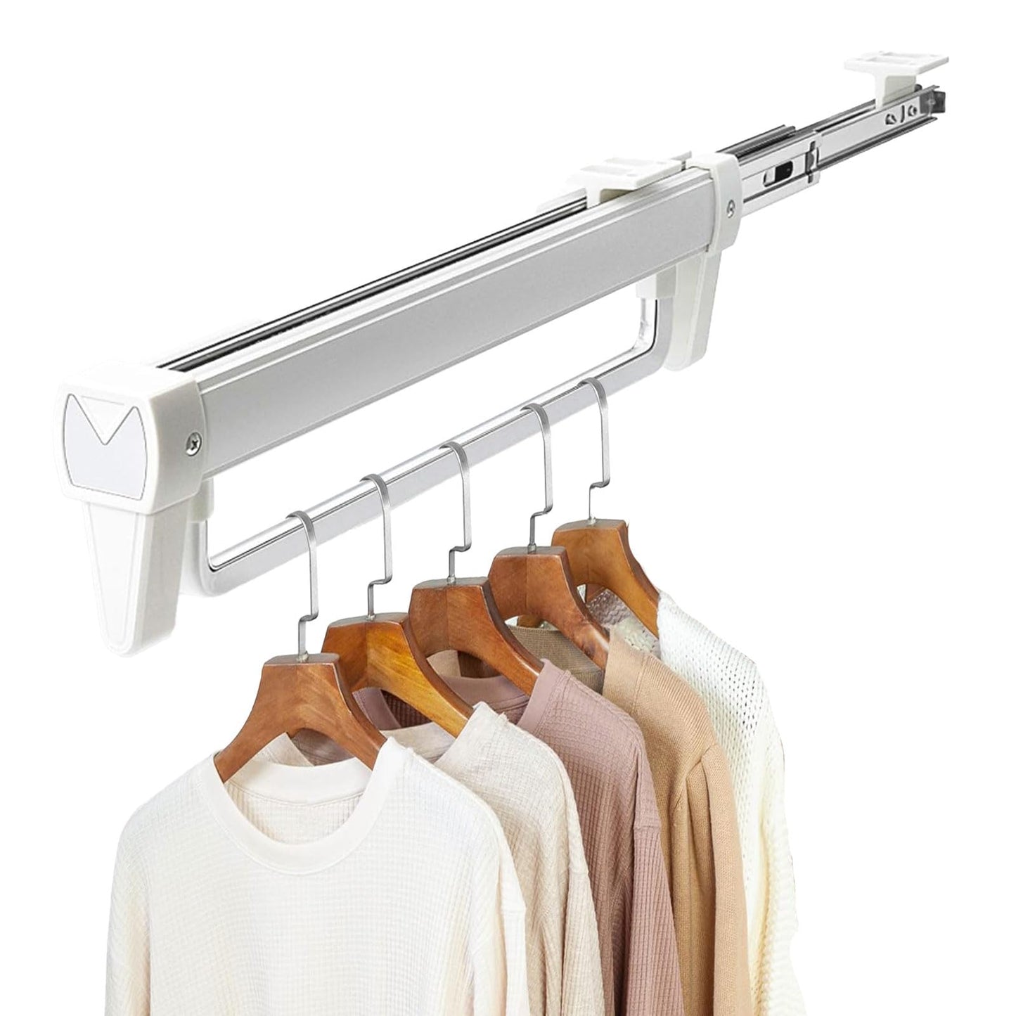 Pull-Out Closet Rail That Doubles Your Space