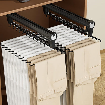 Pull-Out Closet Rail That Doubles Your Space