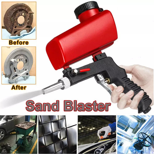 Portable Pneumatic Sandblasting Gun – Fast Rust & Paint Remover for Cars, Metal, DIY and Home Projects
